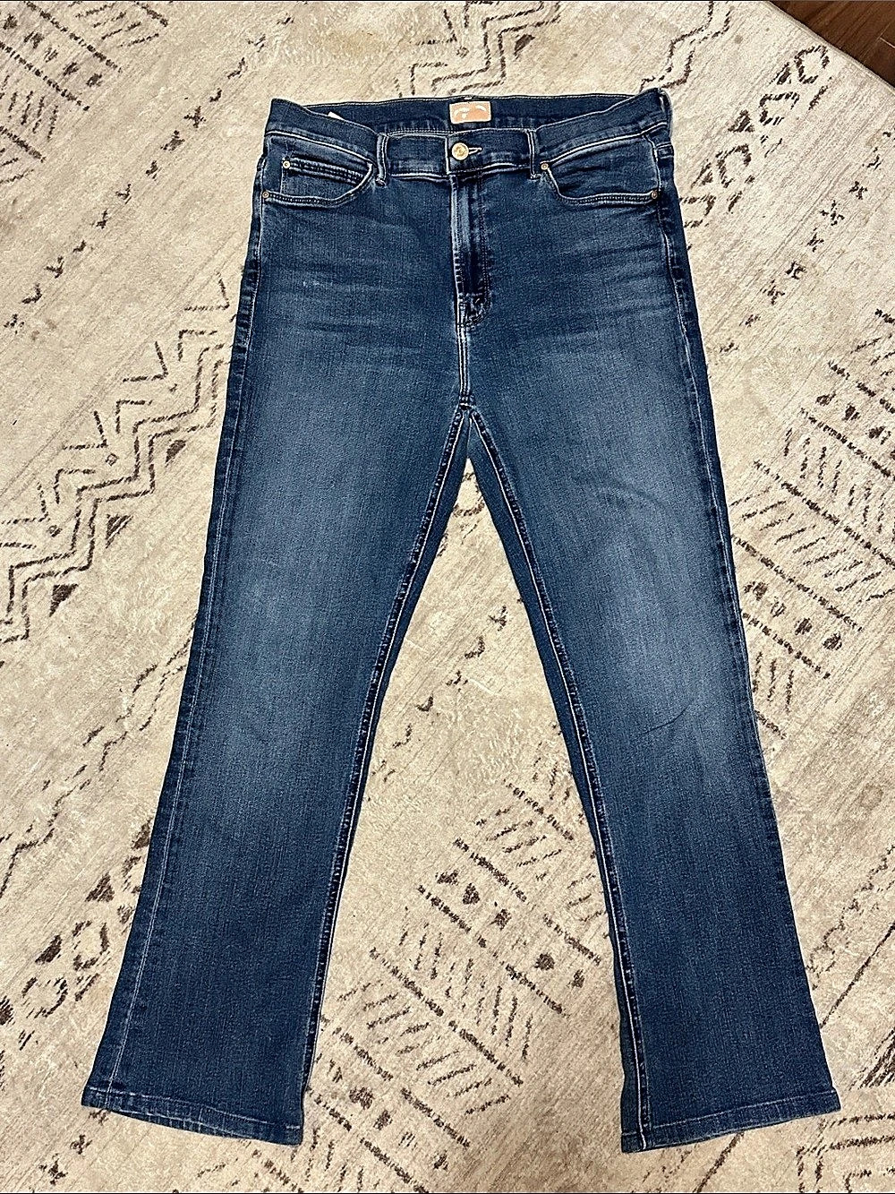 MOTHER The Runaway Bootcut Jeans Blue Waist 32